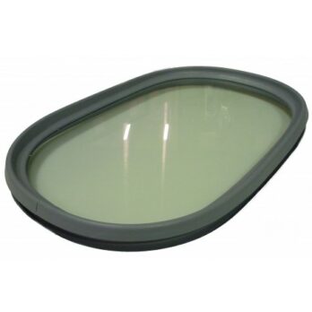 Hublot pour porte isotherme positive 350x550mm double vitrage 4/16/4 joint EPDM gris (vantail ép. 60mm)